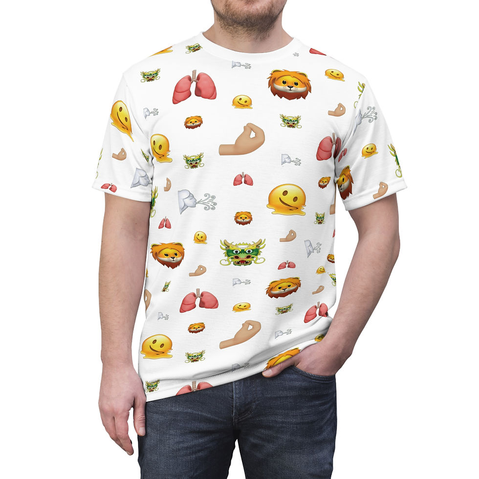 Thumbnail: All White "Made You Look" T-Shit (Unisex)