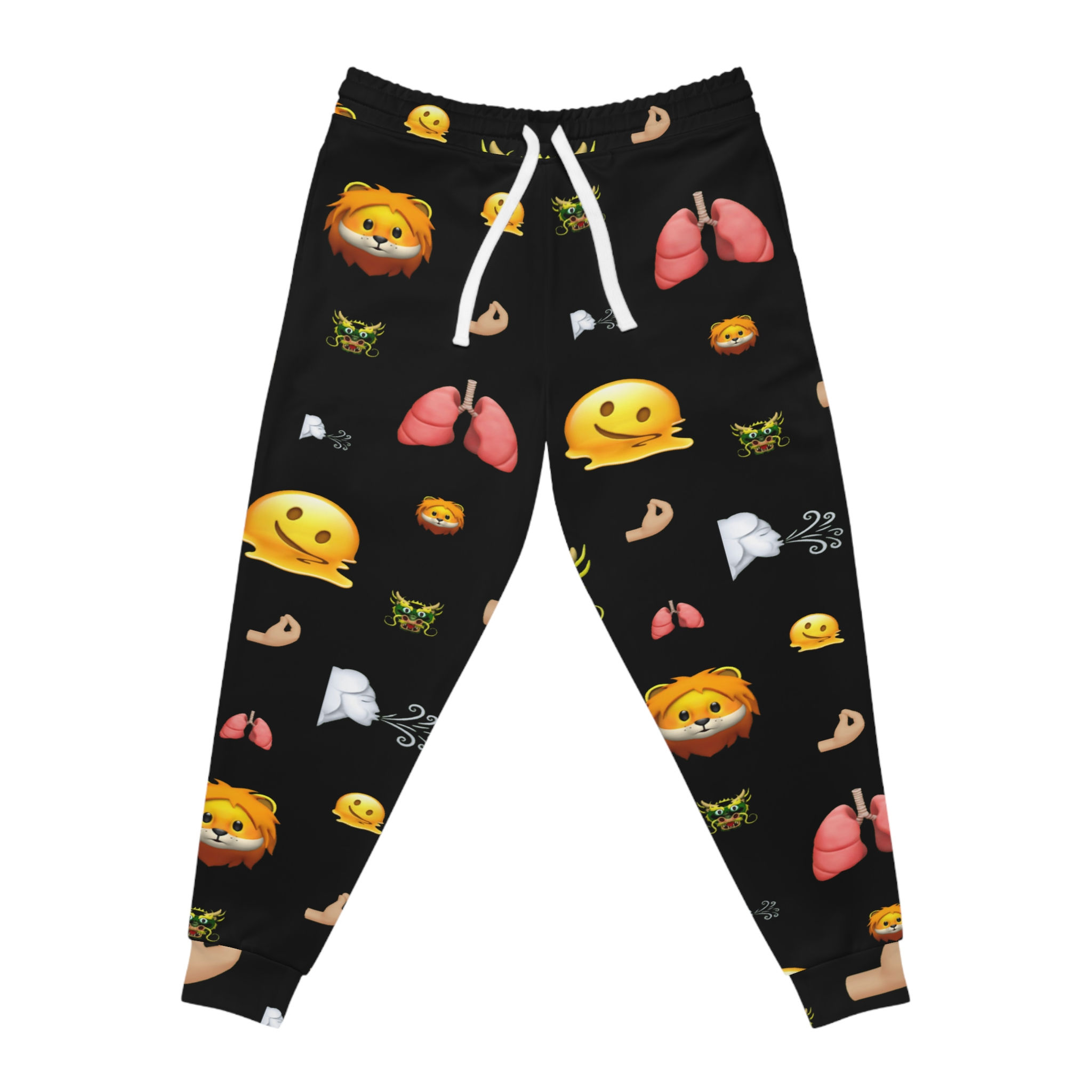 All Black "Made You Look" Athletic Joggers (Unisex)