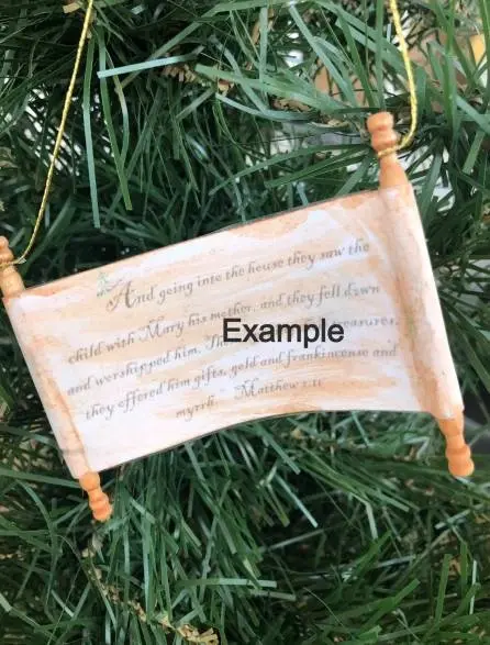 Scripture scroll  example
