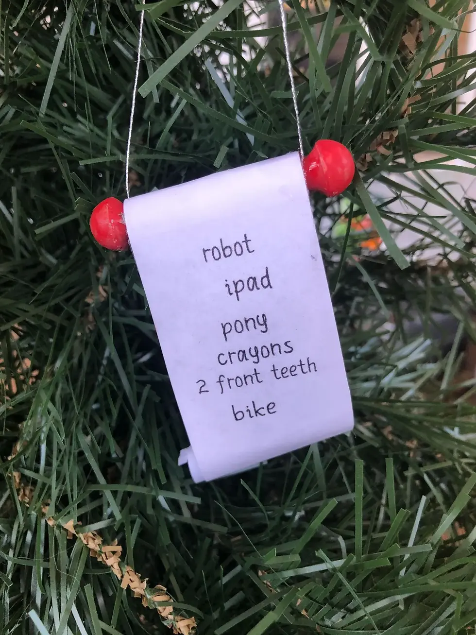 Wish List  2 front teeth and ipads