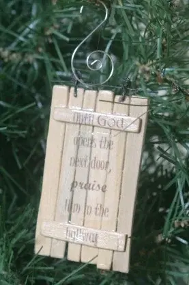 Hallways barn door with inspirational message