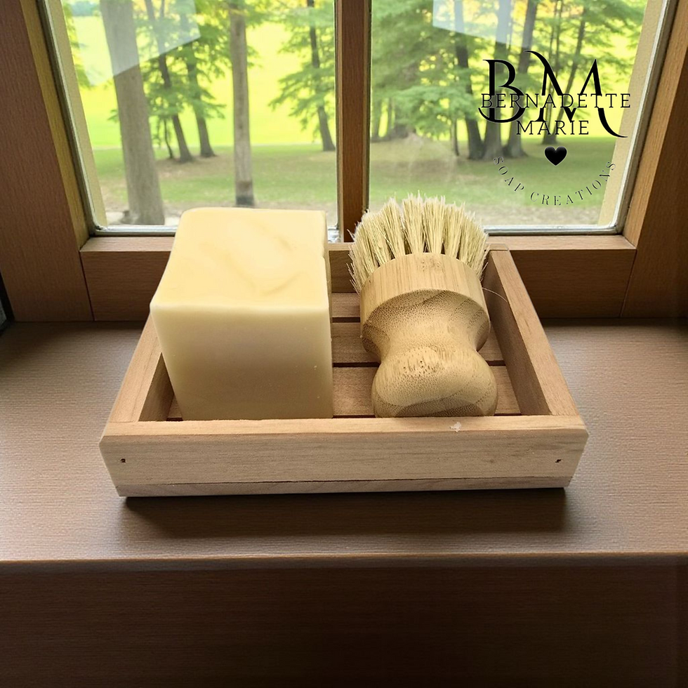 citrus kitchen dish set, soap, brush, wood tray