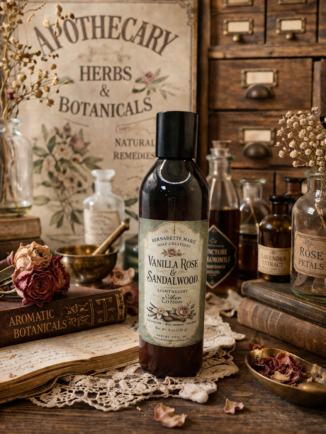 Vanilla Rose & Sandalwood Lotion