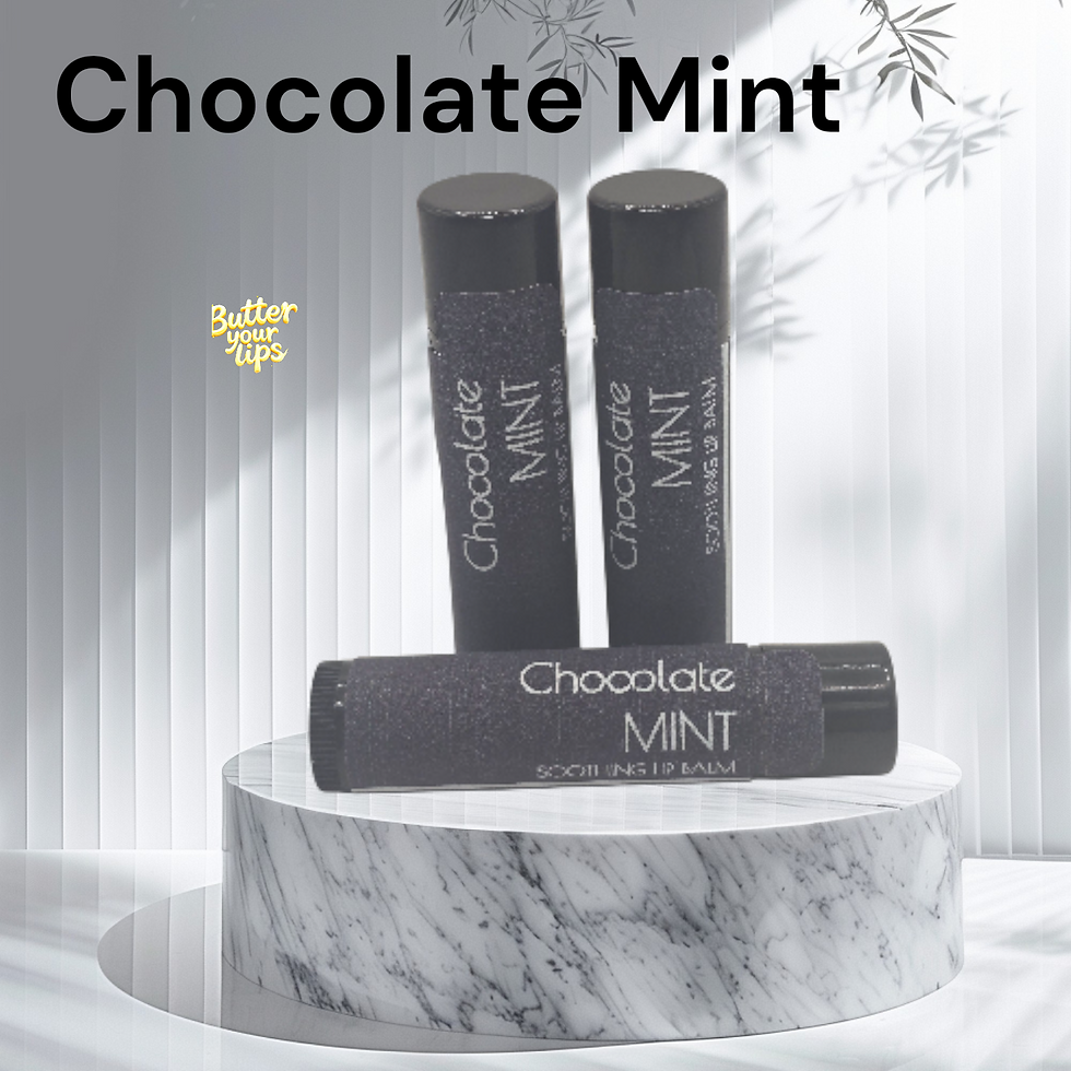 chocolate mint lip balm