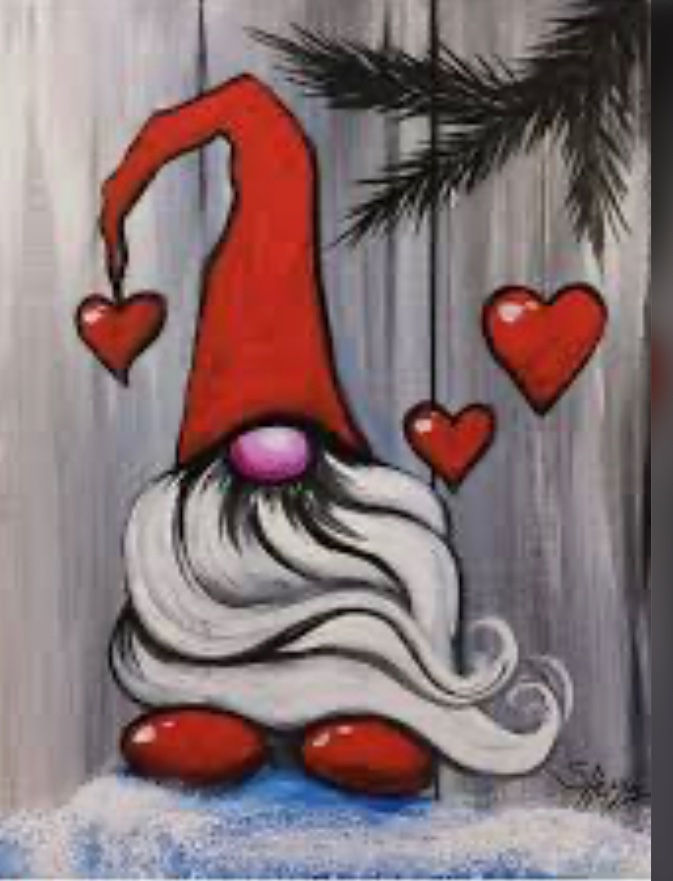 Gnome Predrawn Canvas