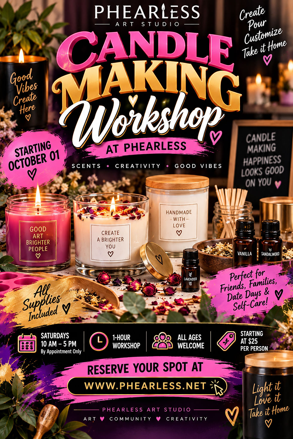 CANDLE MAKING WORKSHOP 🕯️