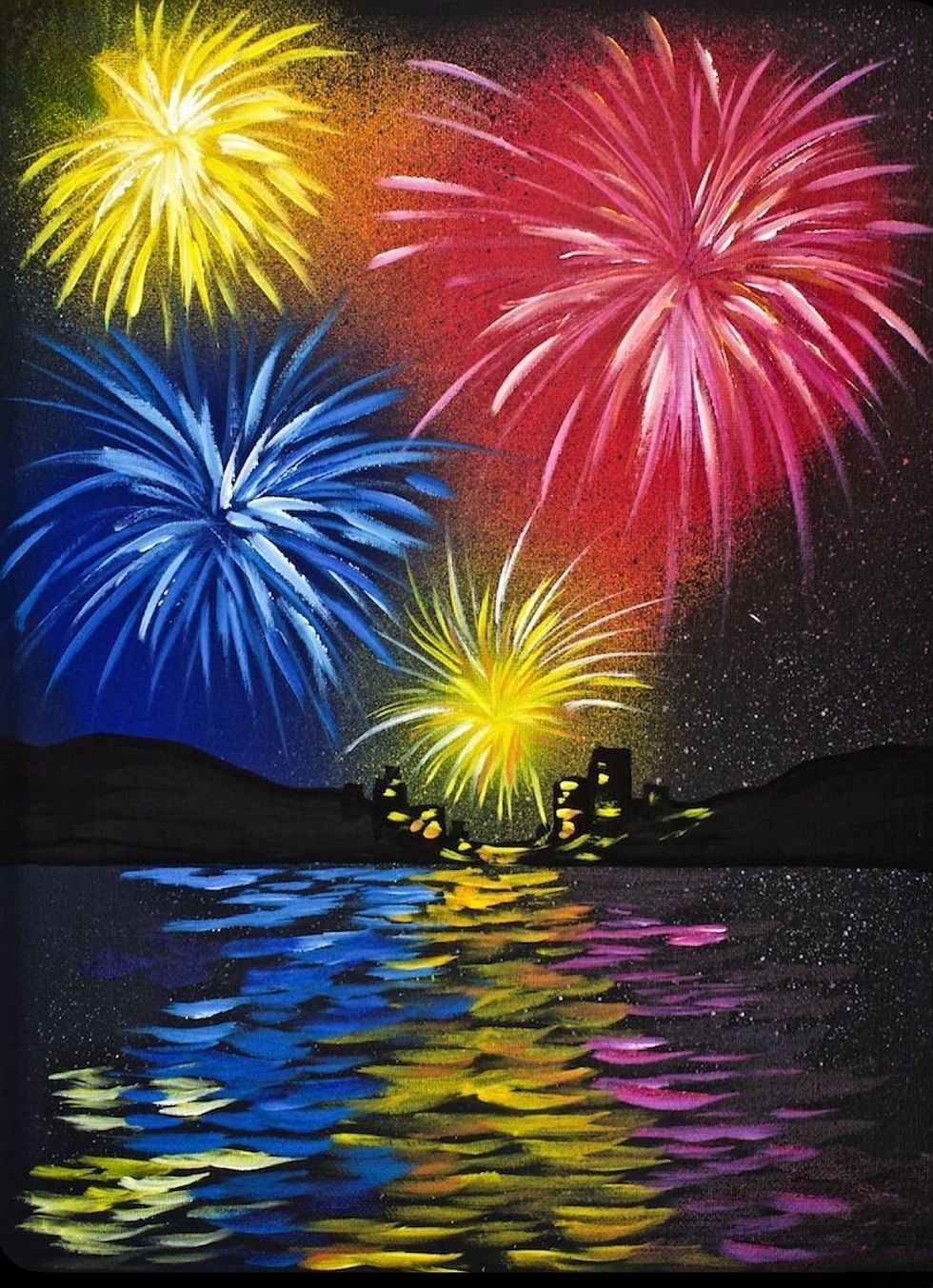 Fireworks Sip & Paint