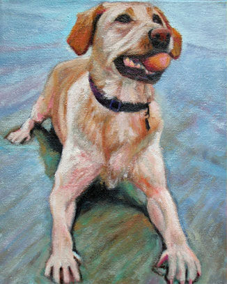 Thumbnail: 8" x 10" Custom Pet Portrait