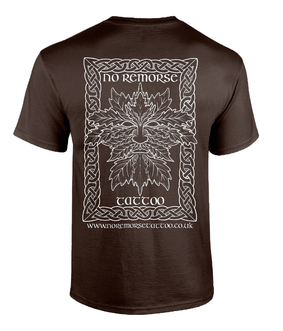 Thumbnail: Green Man T-Shirt White Print