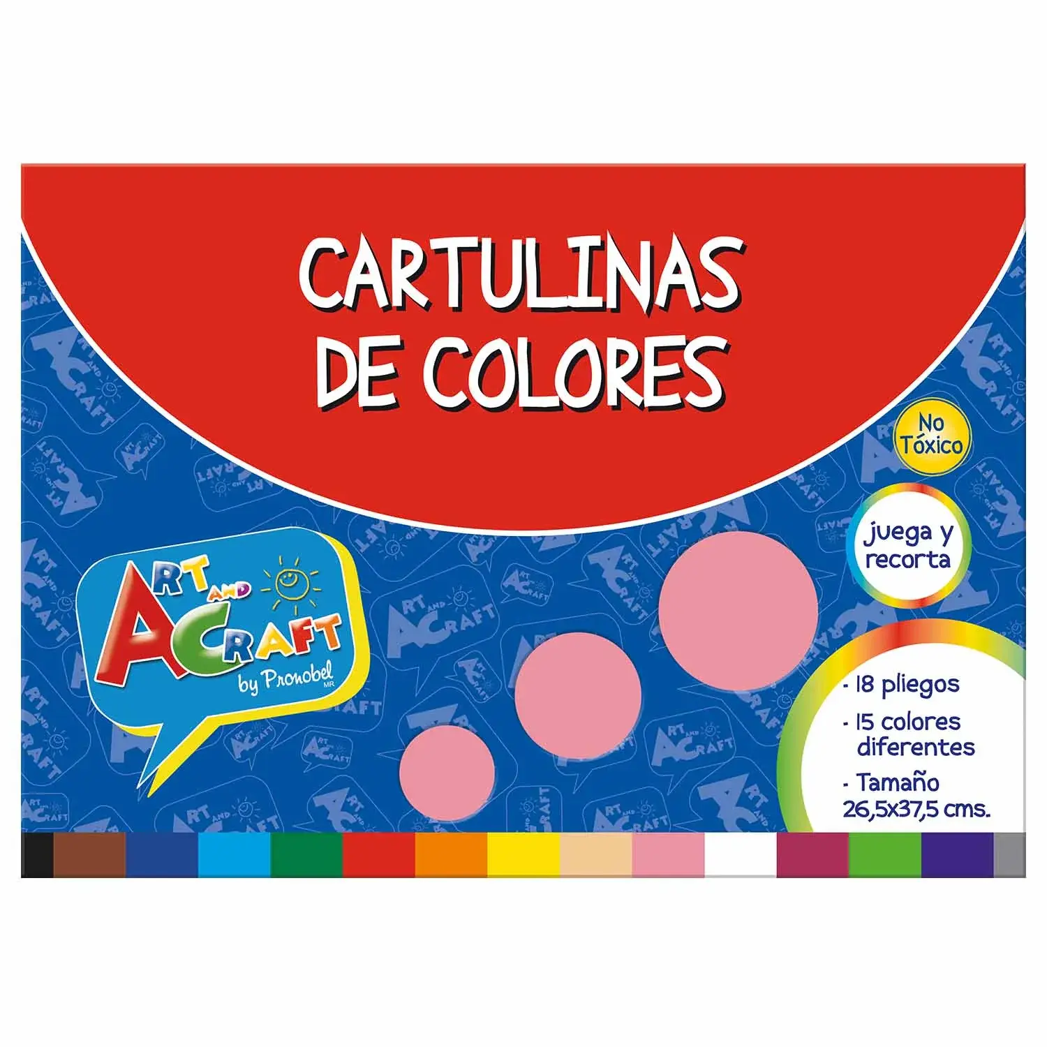 Carpeta Cartulina Colores - 18hjs