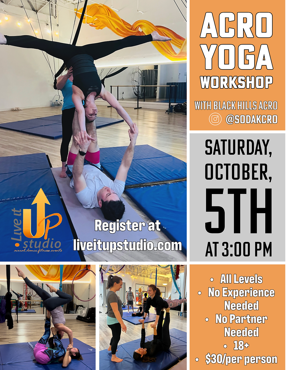 Acro Workshop with Black  Hills Acro