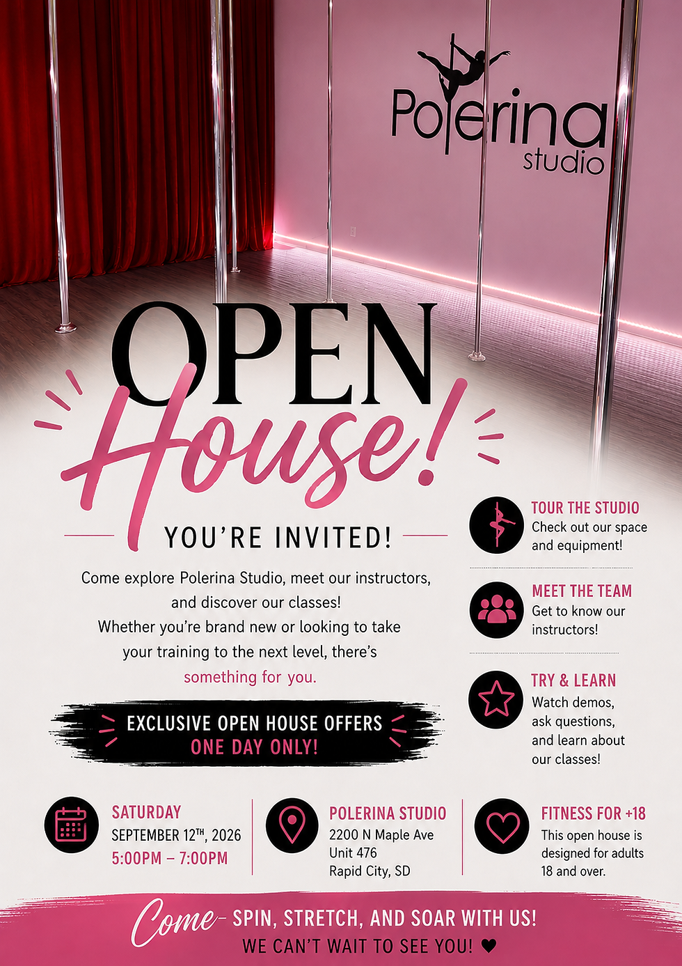 Open House at Polerina Studio in Rapid City