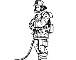 Black and white minimalistic picture of a firefighter.jpg