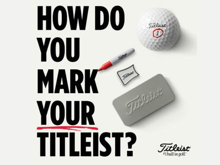 Free Ball Marking Kit when you Buy Two Dozen Titleist Golf Balls