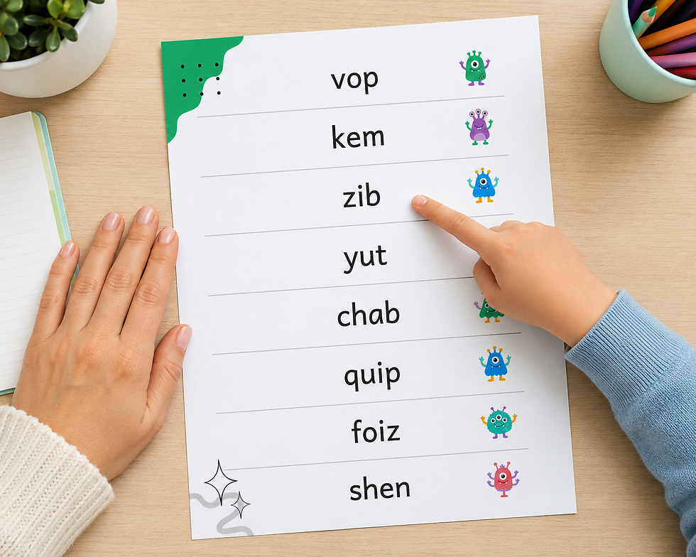 Thumbnail: Year 1 Phonics Screening Check Bundle | 3 Mock Checks & Phonics Games