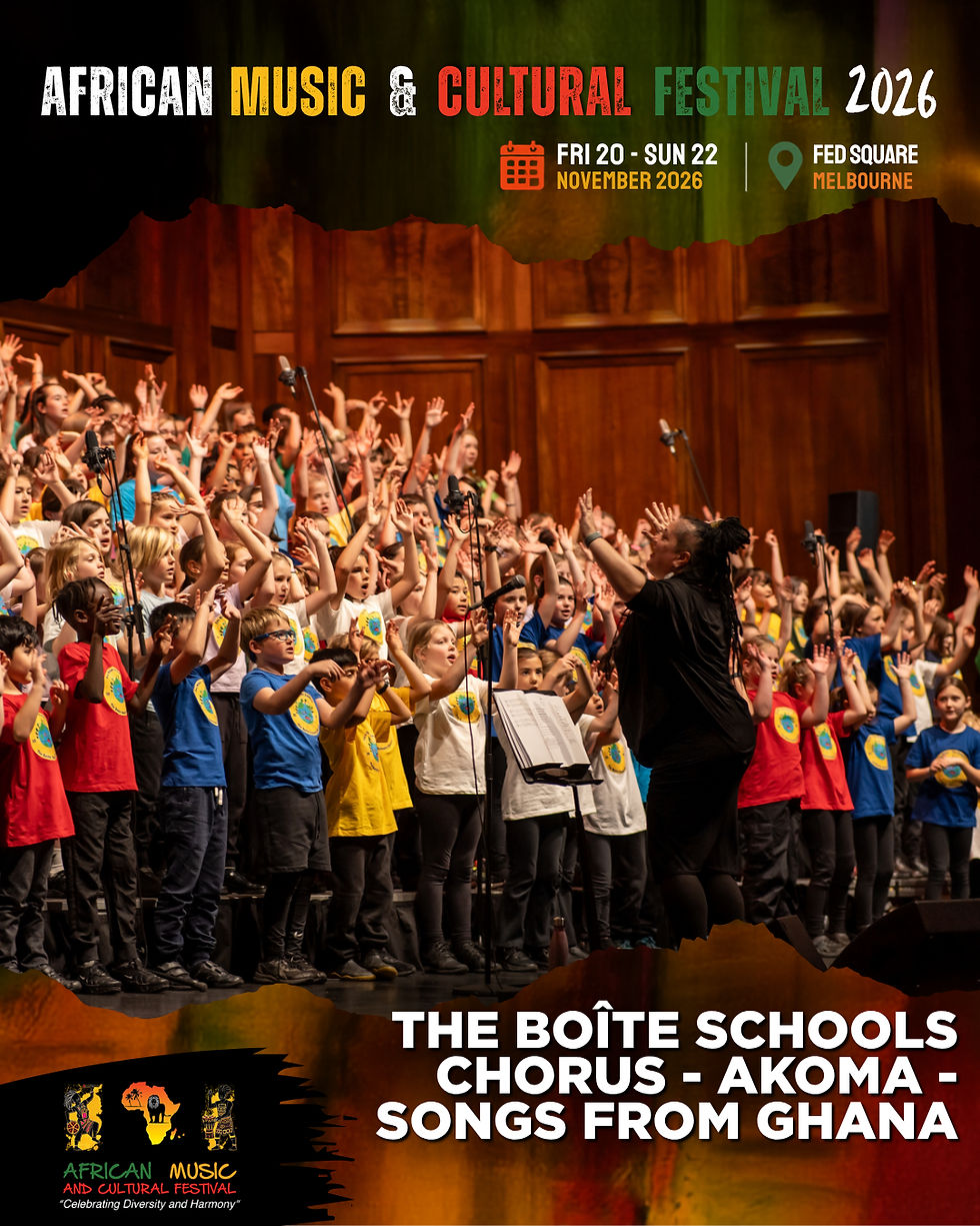 The Boîte Schools Chorus - Akoma - Songs from Ghana