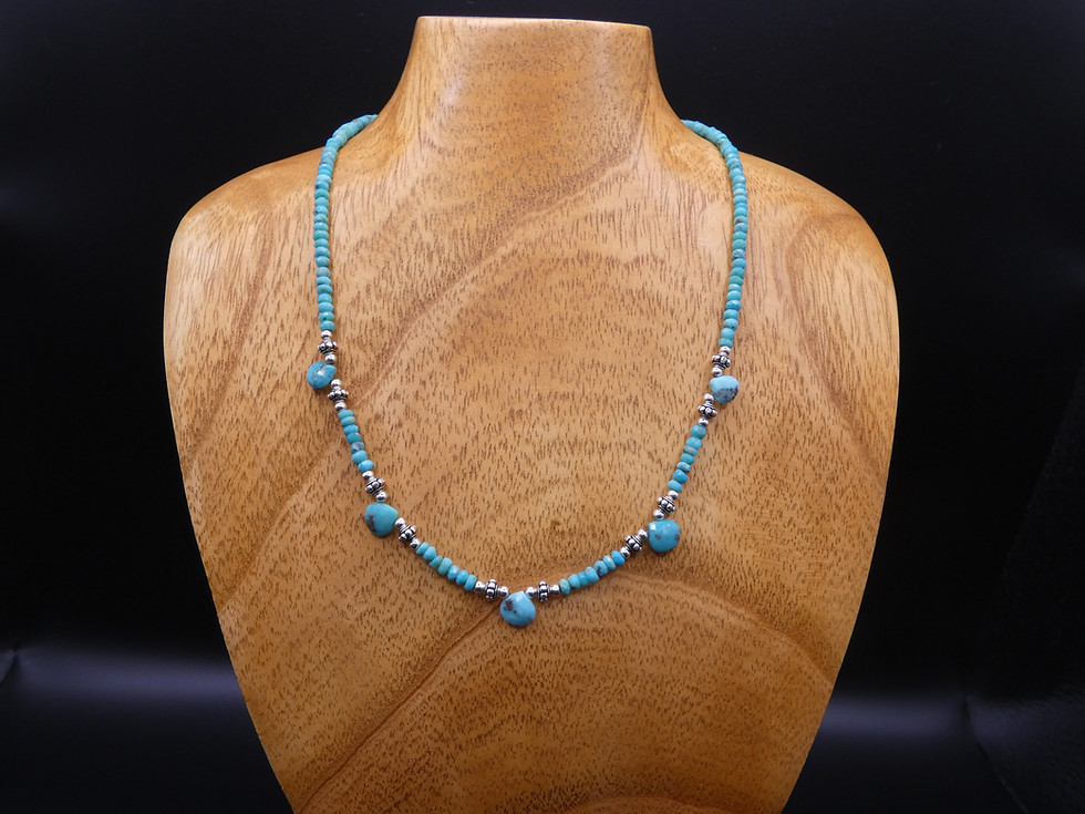 Miniature : Collier Nila Turquoises d'Arizona