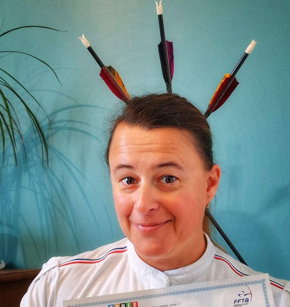 Cécile Astrid Goumain Barral animatrice tir à l'arc Gers