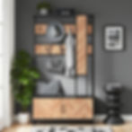 Flurgarderobe mit Sitzbank und Schuhschrank