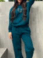 Damen Fleece-Hoodie & Jogginghose Set