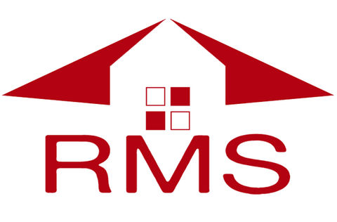 RMS Property Development logo featuring a clean, professional design with a modern typeface and architectural elements.