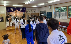 我孫子道院の護身術教室