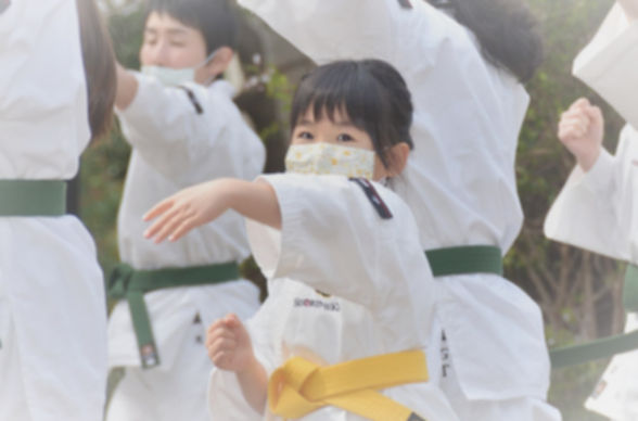 我孫子道院の年少拳士