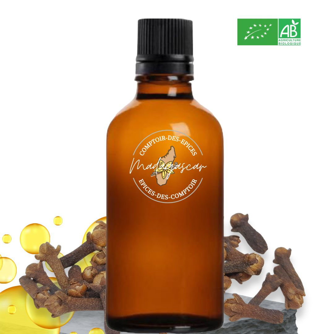100 mL | Huile essentielle de CLOU de GIROFLE Bio