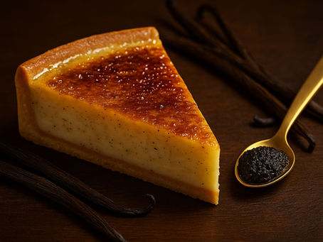 Crème Brûlée with Bourbon Vanilla Caviar