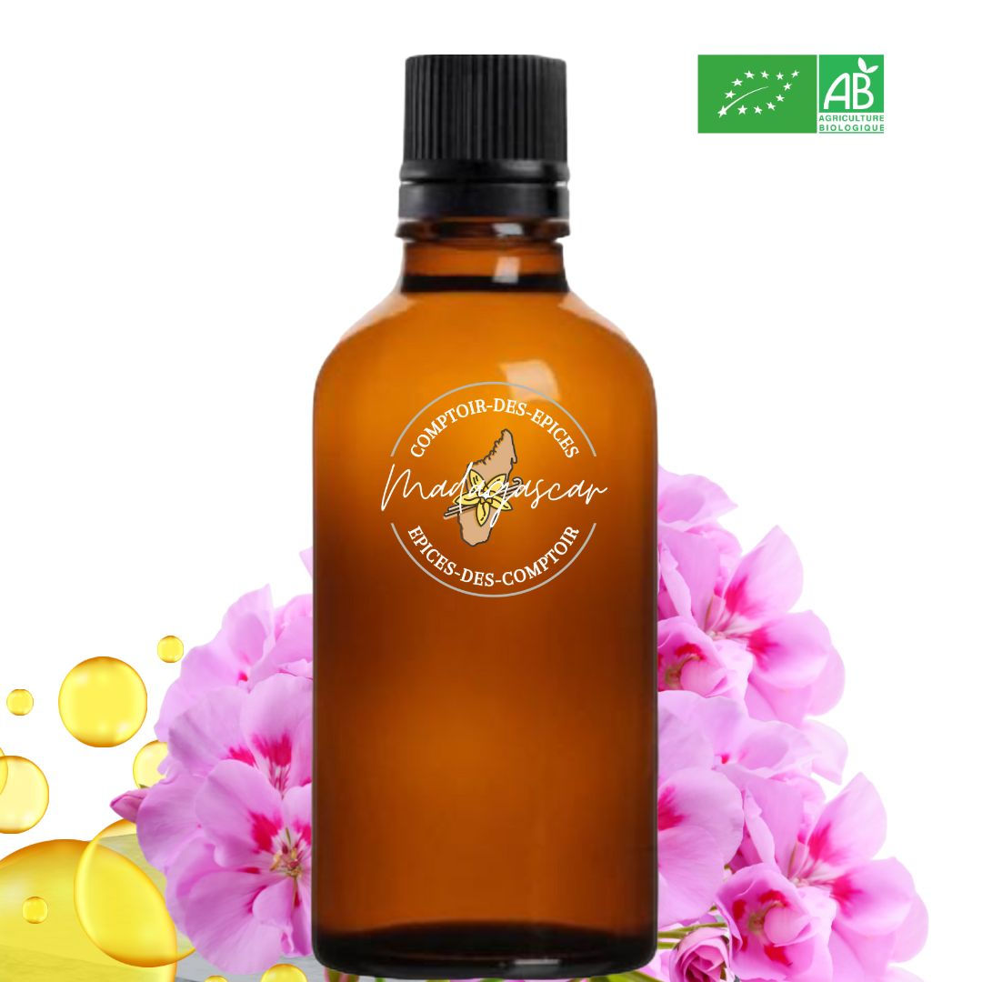 100 mL | essentielle de Géranium bourbon de Madagascar BIO