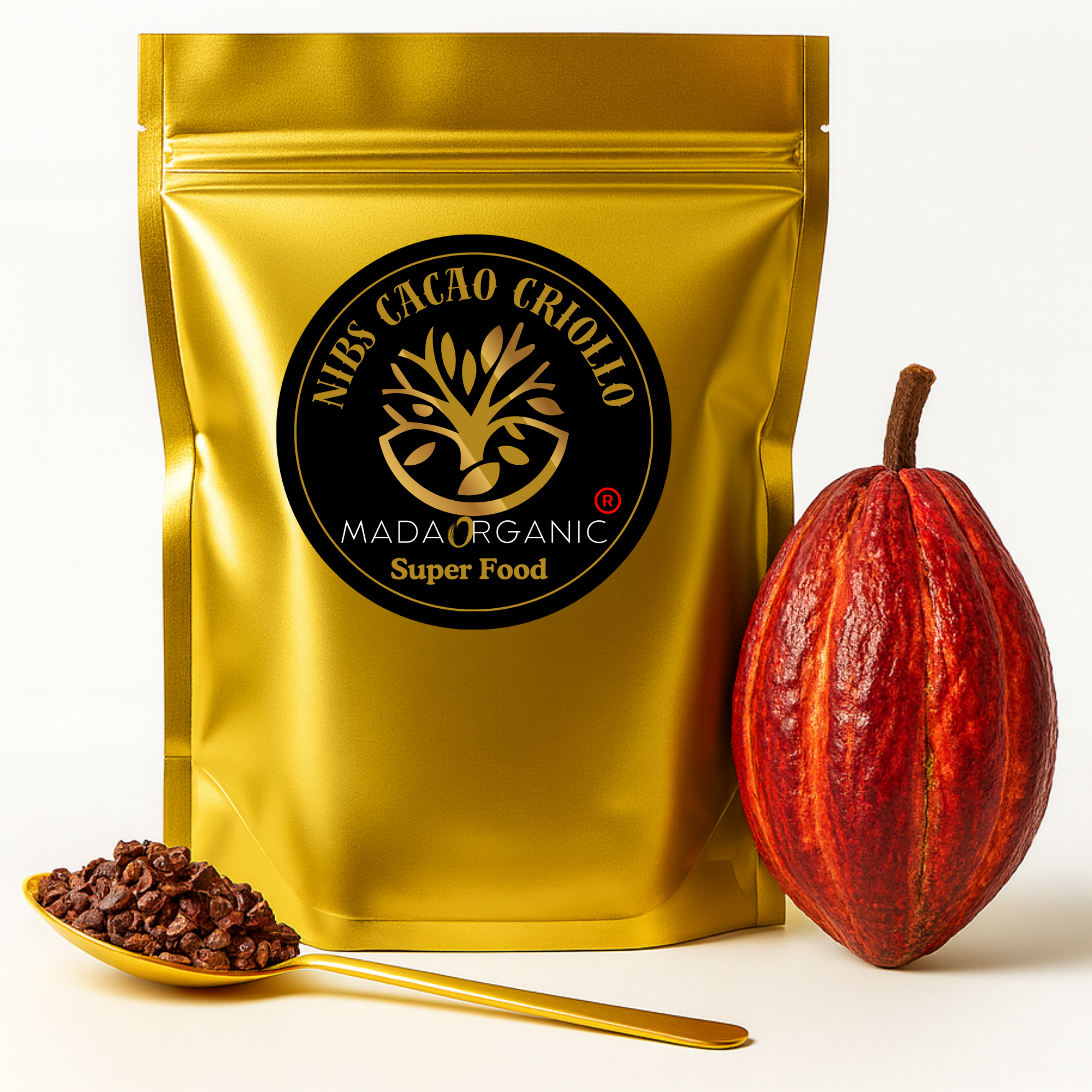 5 Kg | Pépites de Fèves de Cacao Fin BIO de Madagascar