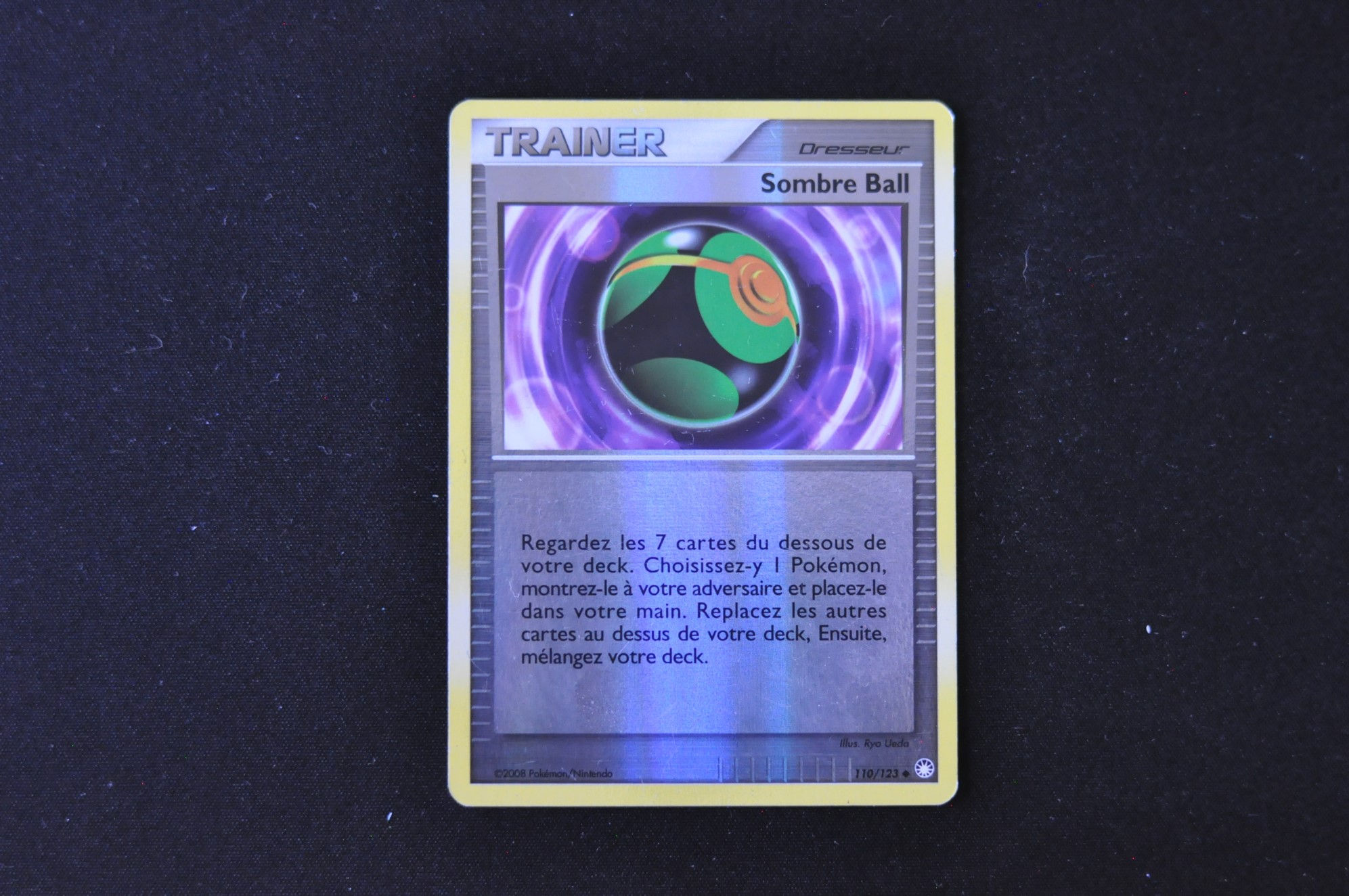 SOMBRE BALL-110/123-REVERSE-DIAMANT PERLE-TRESORS MYSTERIEUX-POKEMON FR 2008