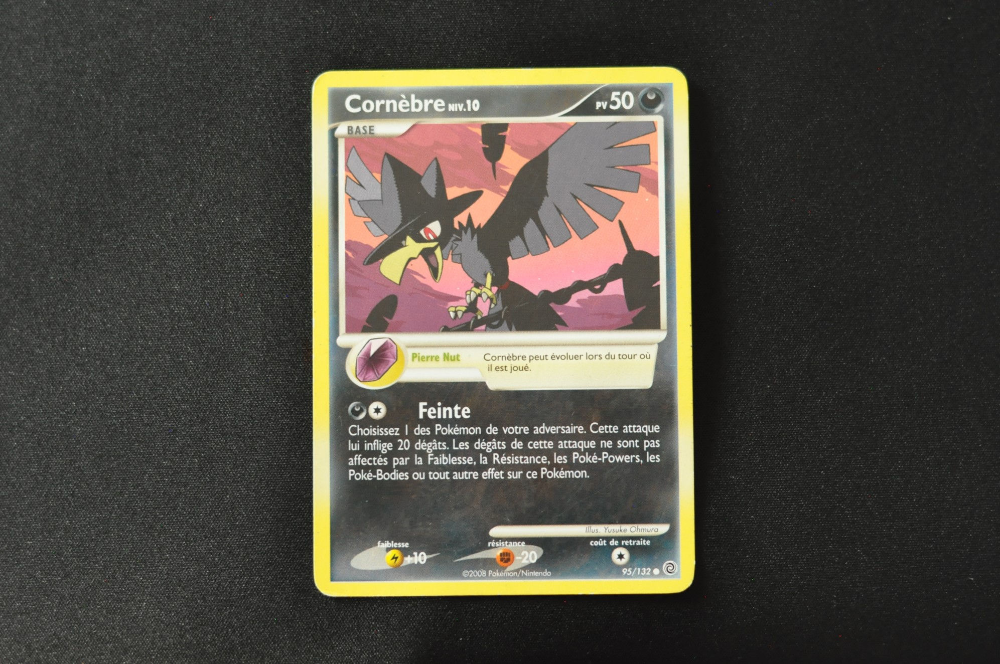 CORNÈBRE-95/132-DIAMANT PERLE-MERVEILLES SECRETES-POKEMON FR 2008