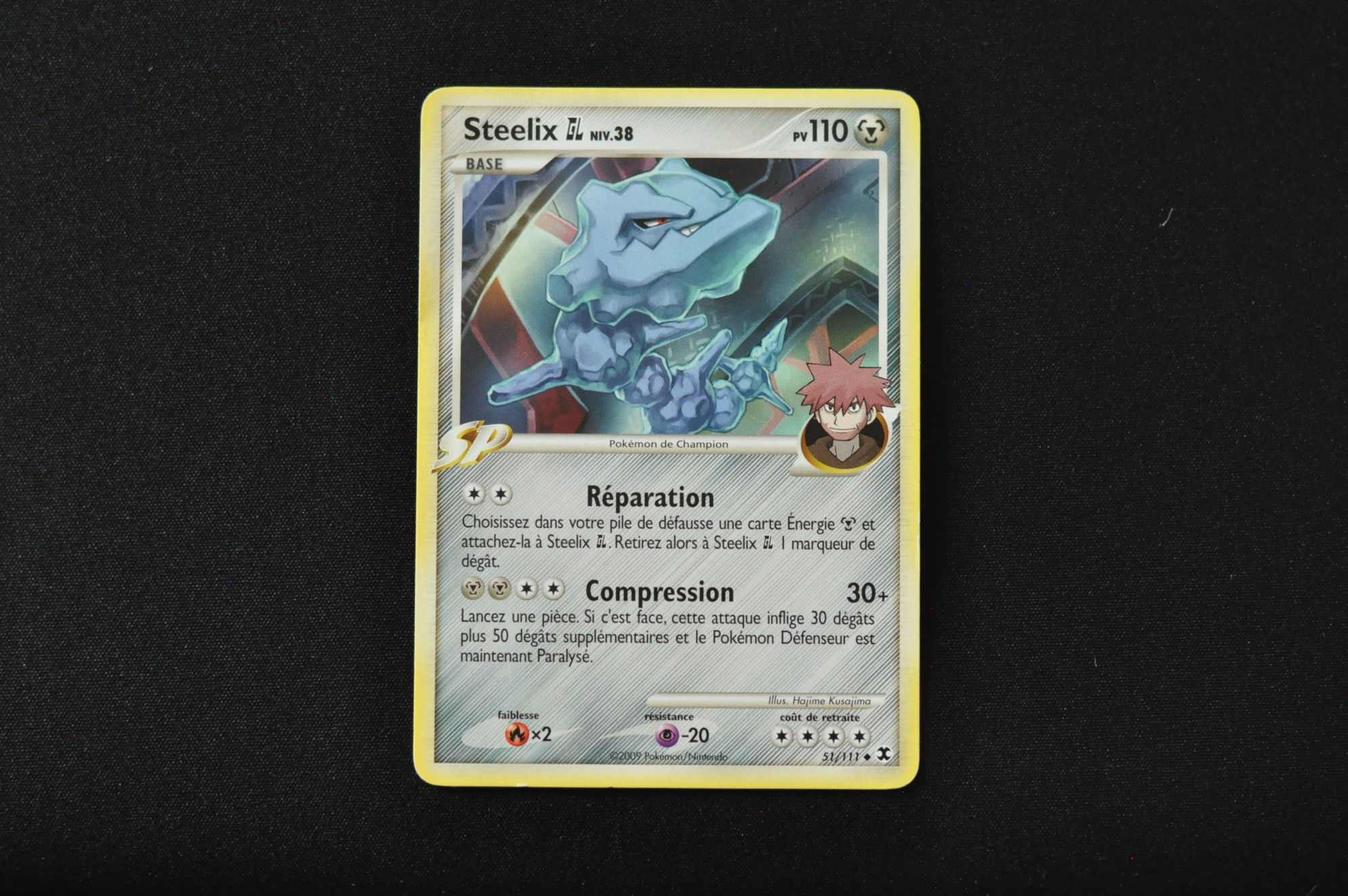 STEELIX GL-51/111-PLATINE-RIVAUX EMERGEANTS-POKEMON FR 2009