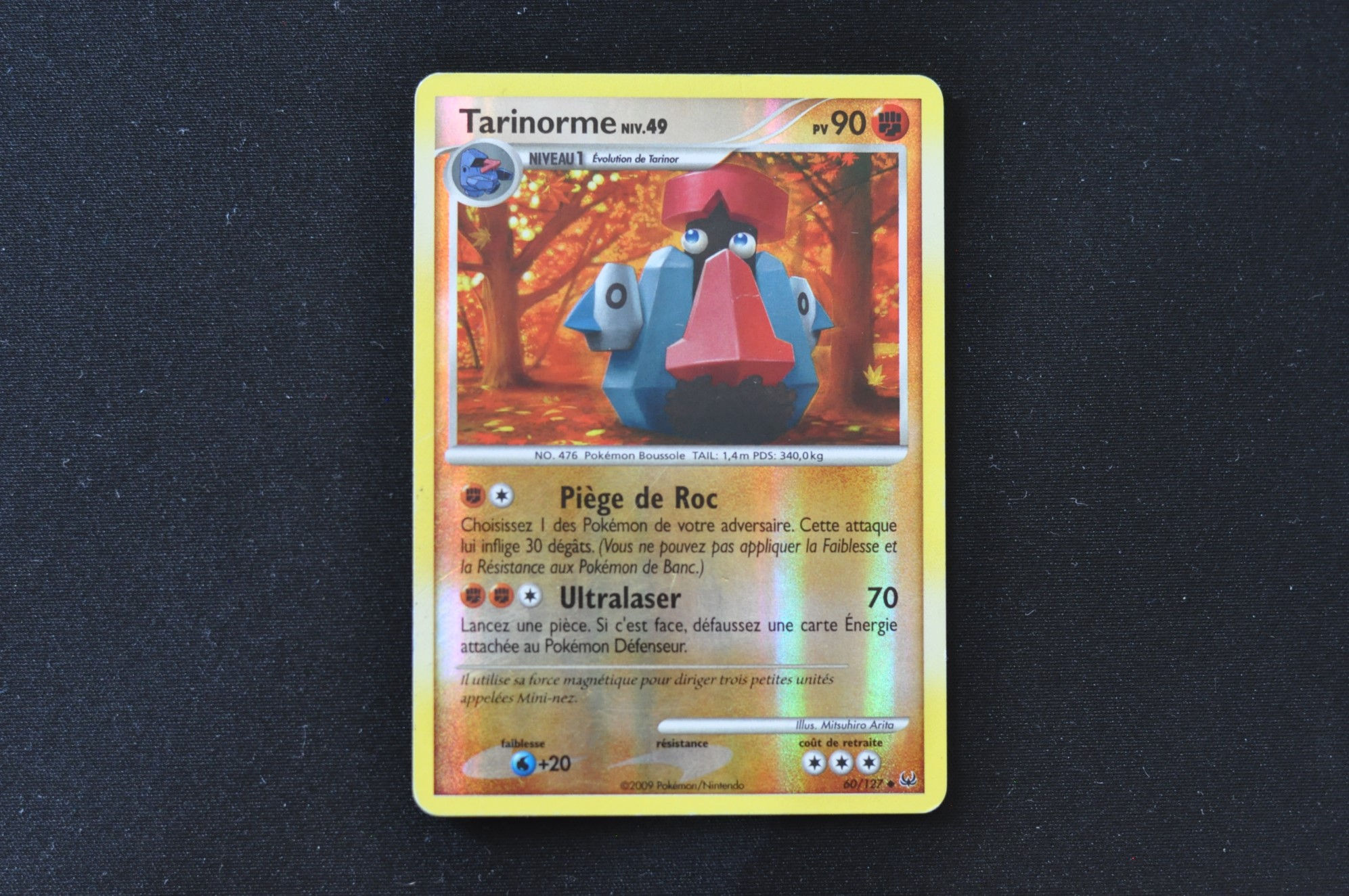 TARINORME-60/127-REVERSE-PLATINE-PLATINE-POKEMON FR 2009