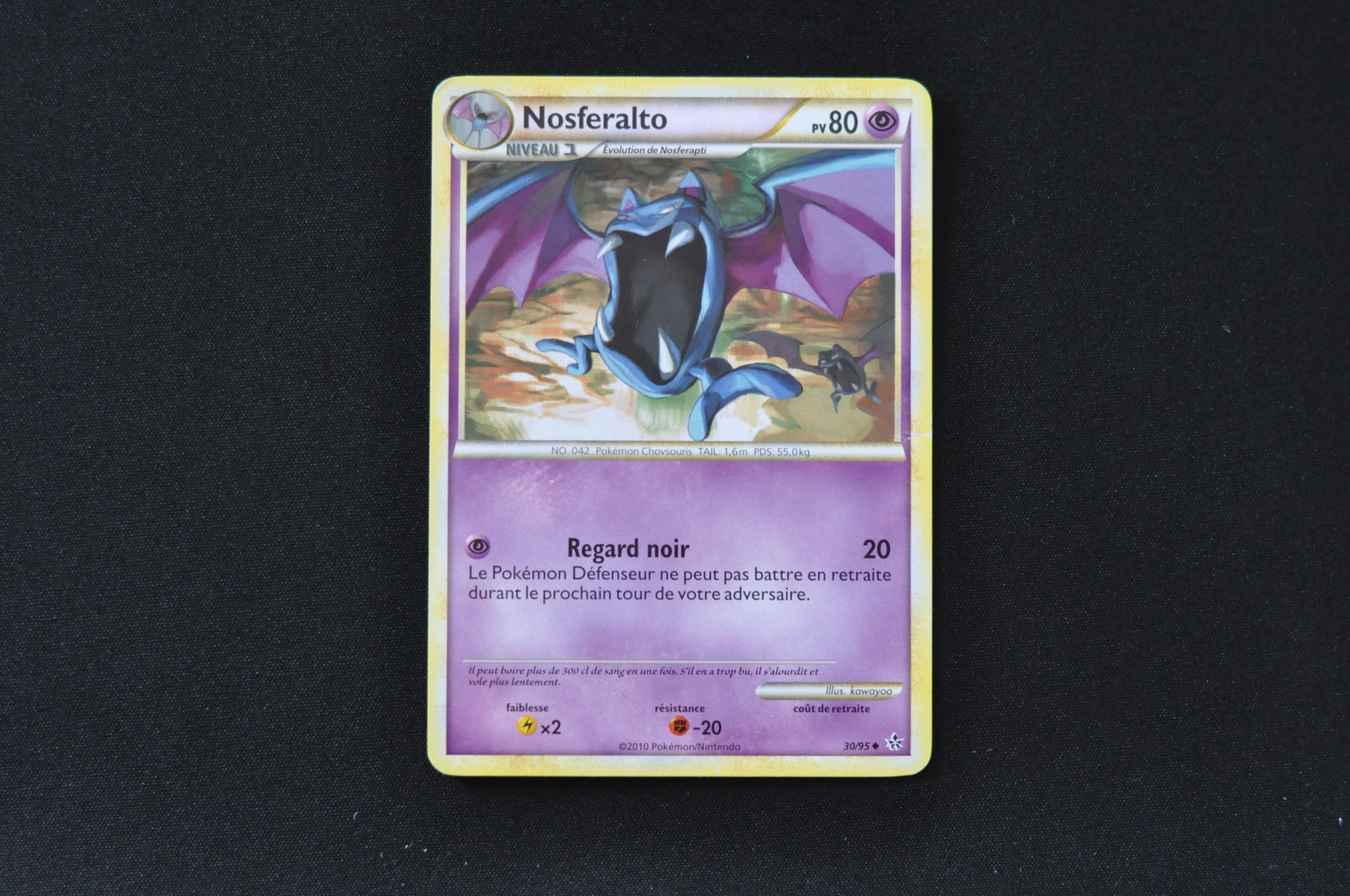 NOSFERALTO-30/95-HGSS-DÉCHAÎNEMENT-POKEMON FR 2010