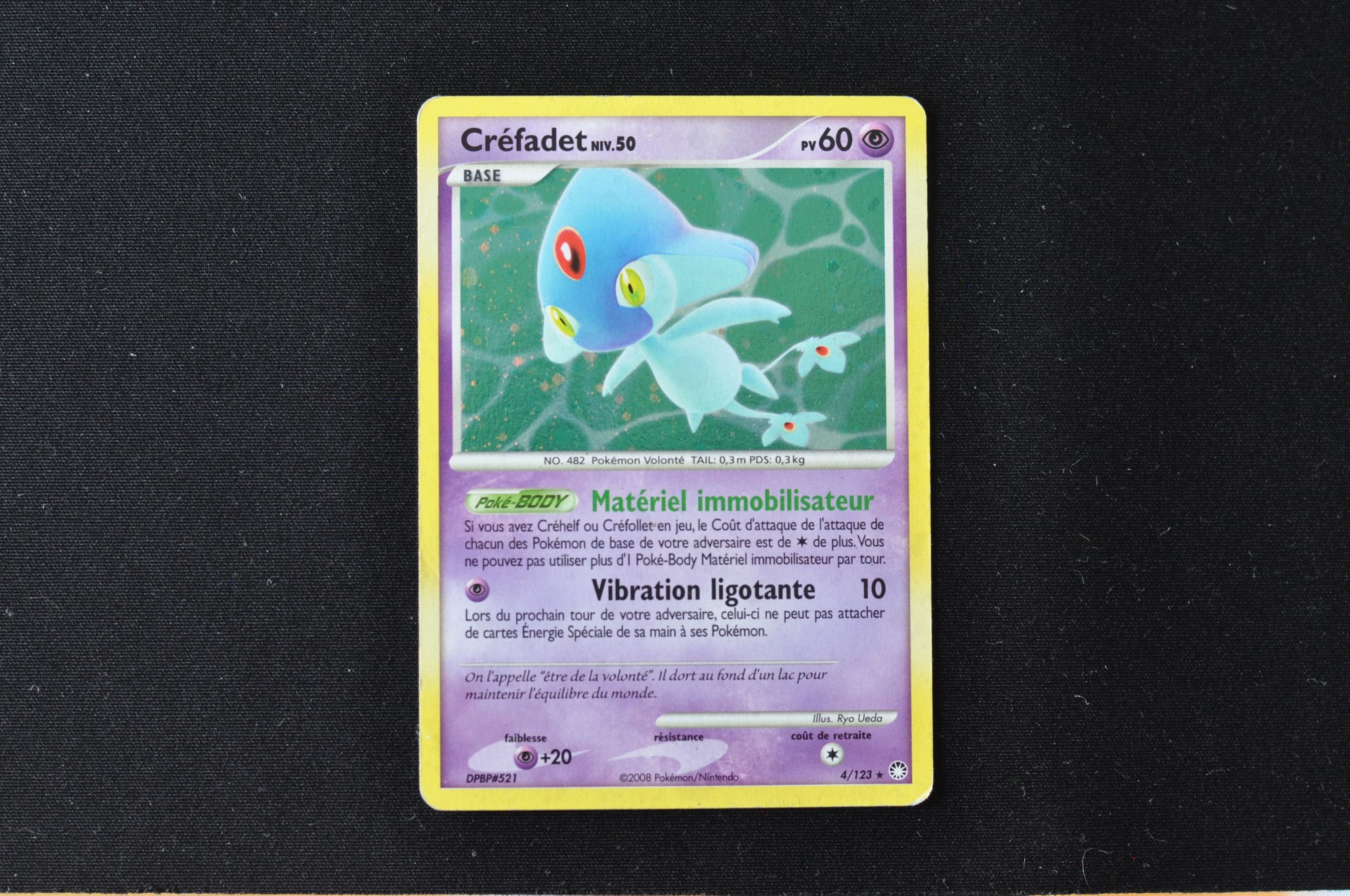 CRÉFADET-4/123-HOLO-DIAMANTPERLE-TRESORS MYSTERIEUX-POKEMON FR 2008