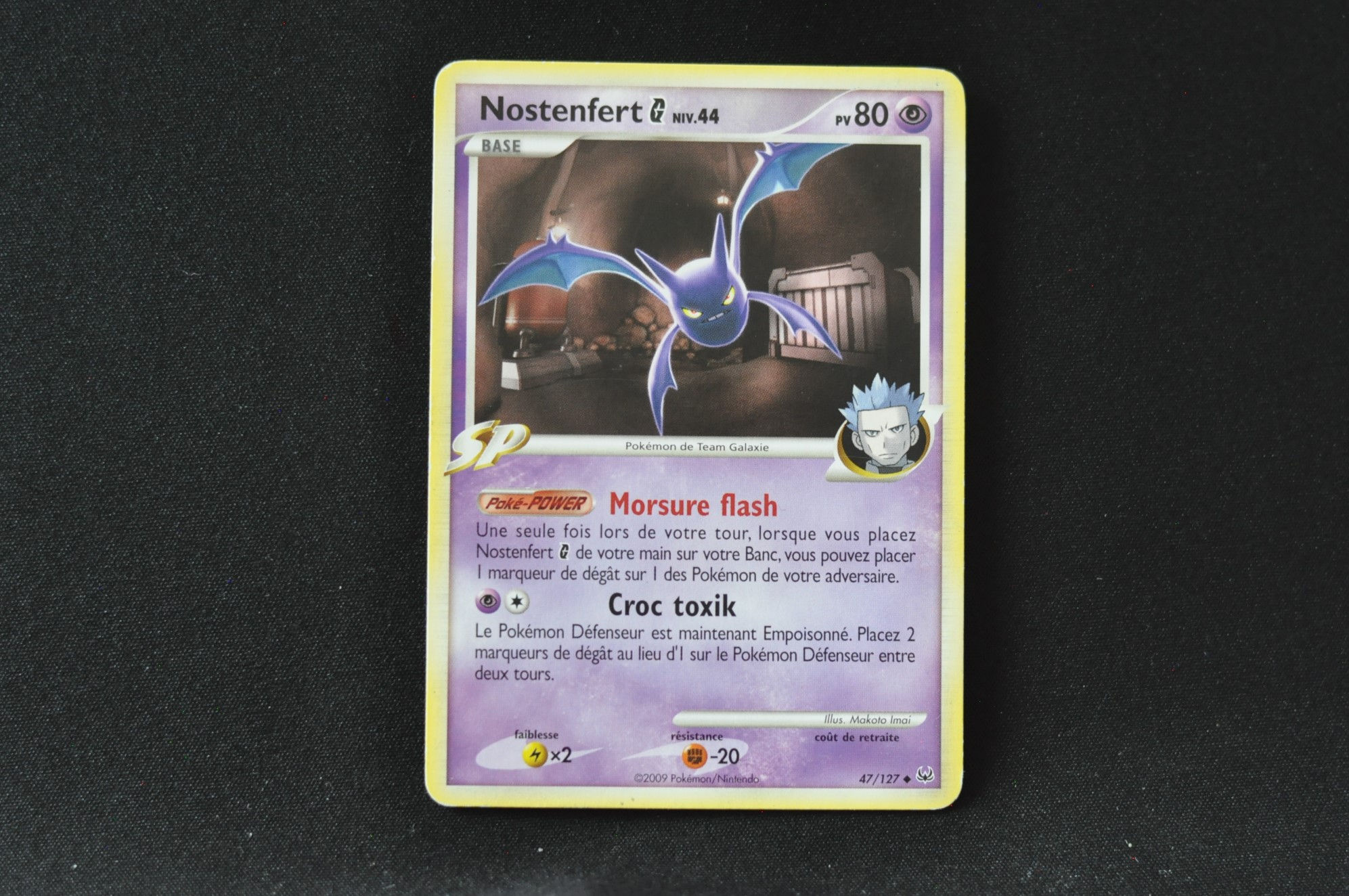 NOSTENFER G-47/127-PLATINE-PLATINE-POKEMON FR 2009