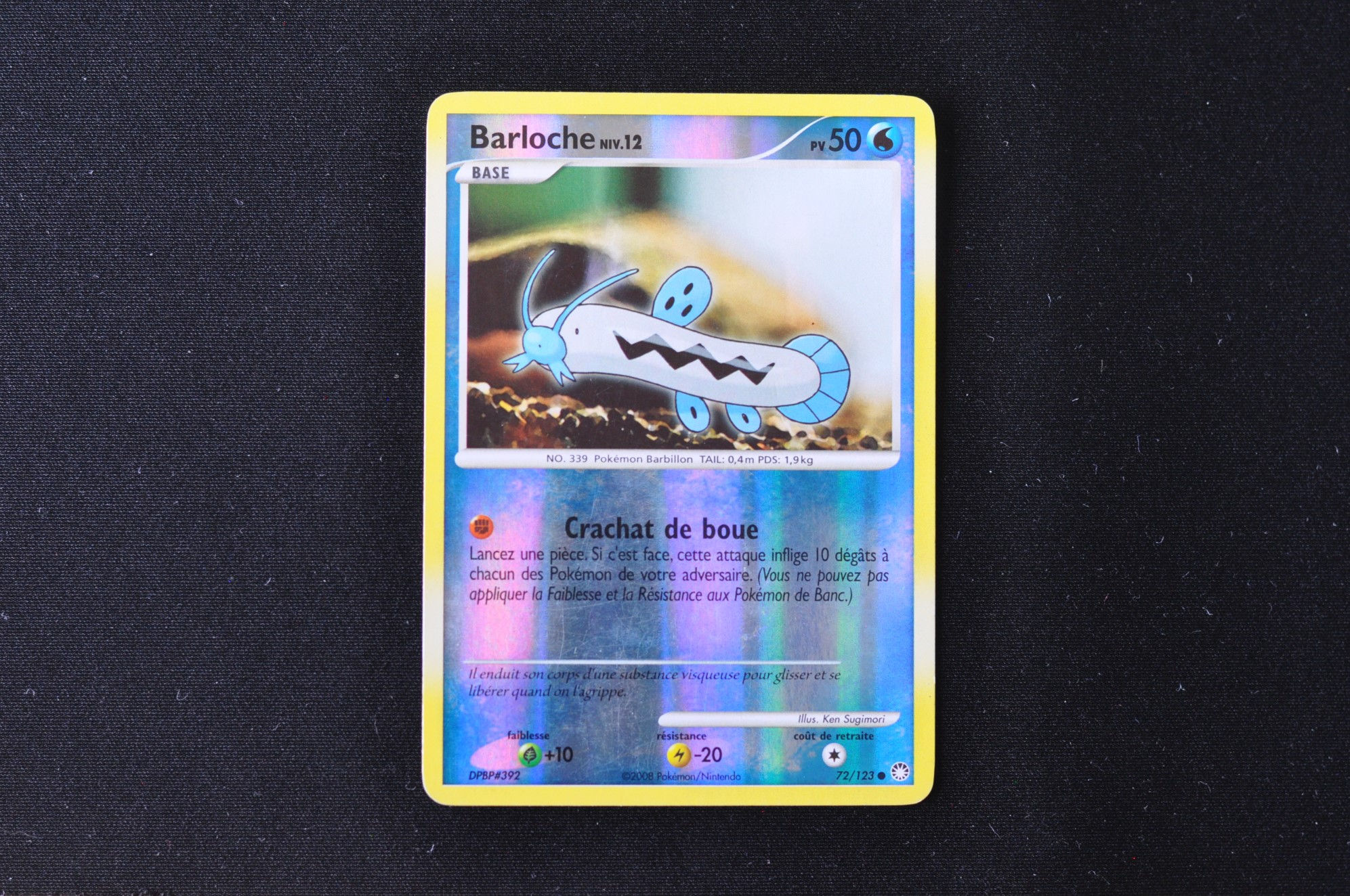 BARLOCHE-72/123-REVERSE-DIAMANT PERLE-TRESORS MYSTERIEUX-POKEMON FR 2008