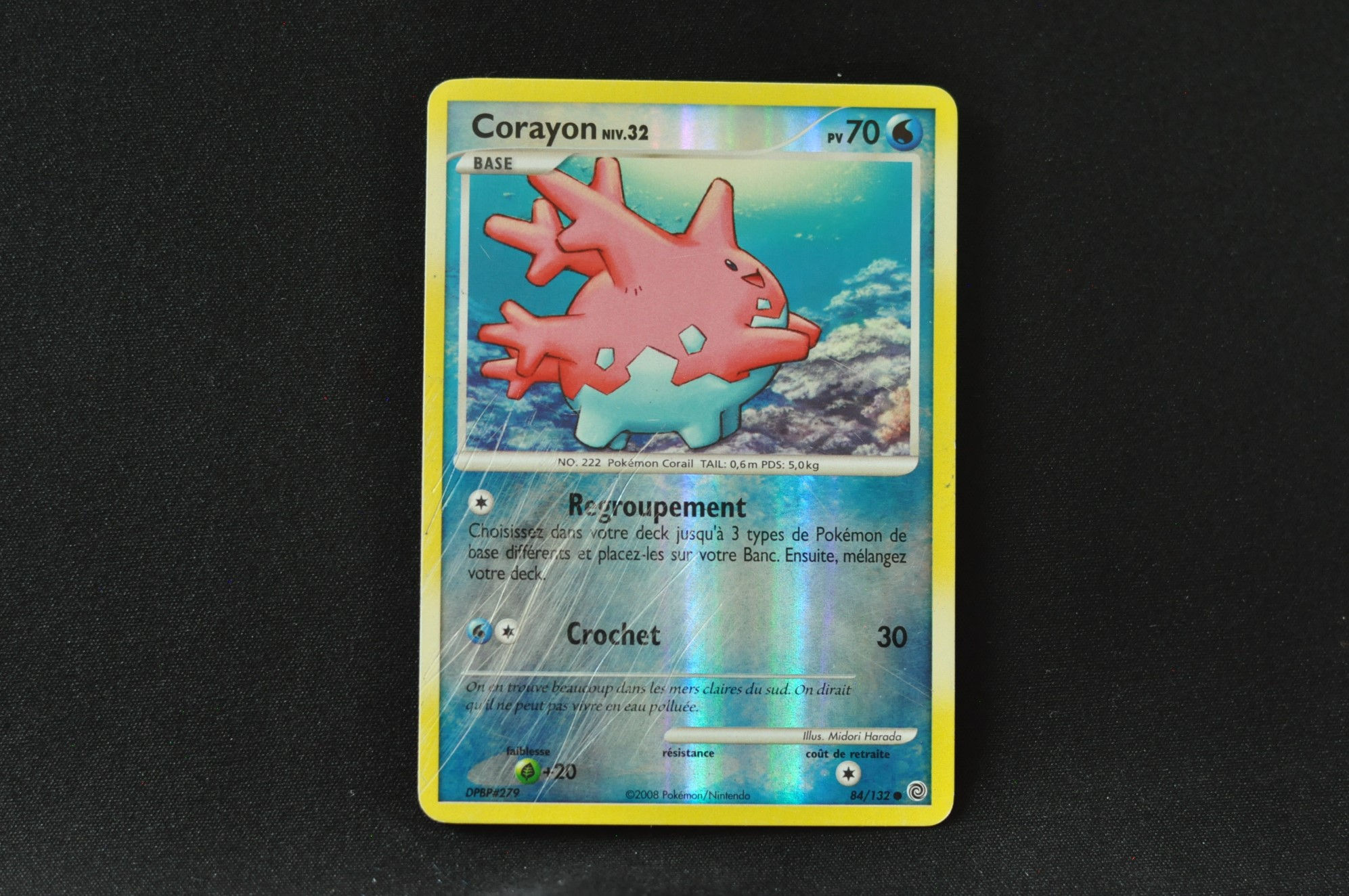 CORAYON-84/132-REVERSE-DIAMANT PERLE-MERVEILLES SECRETES-POKEMON FR 2008