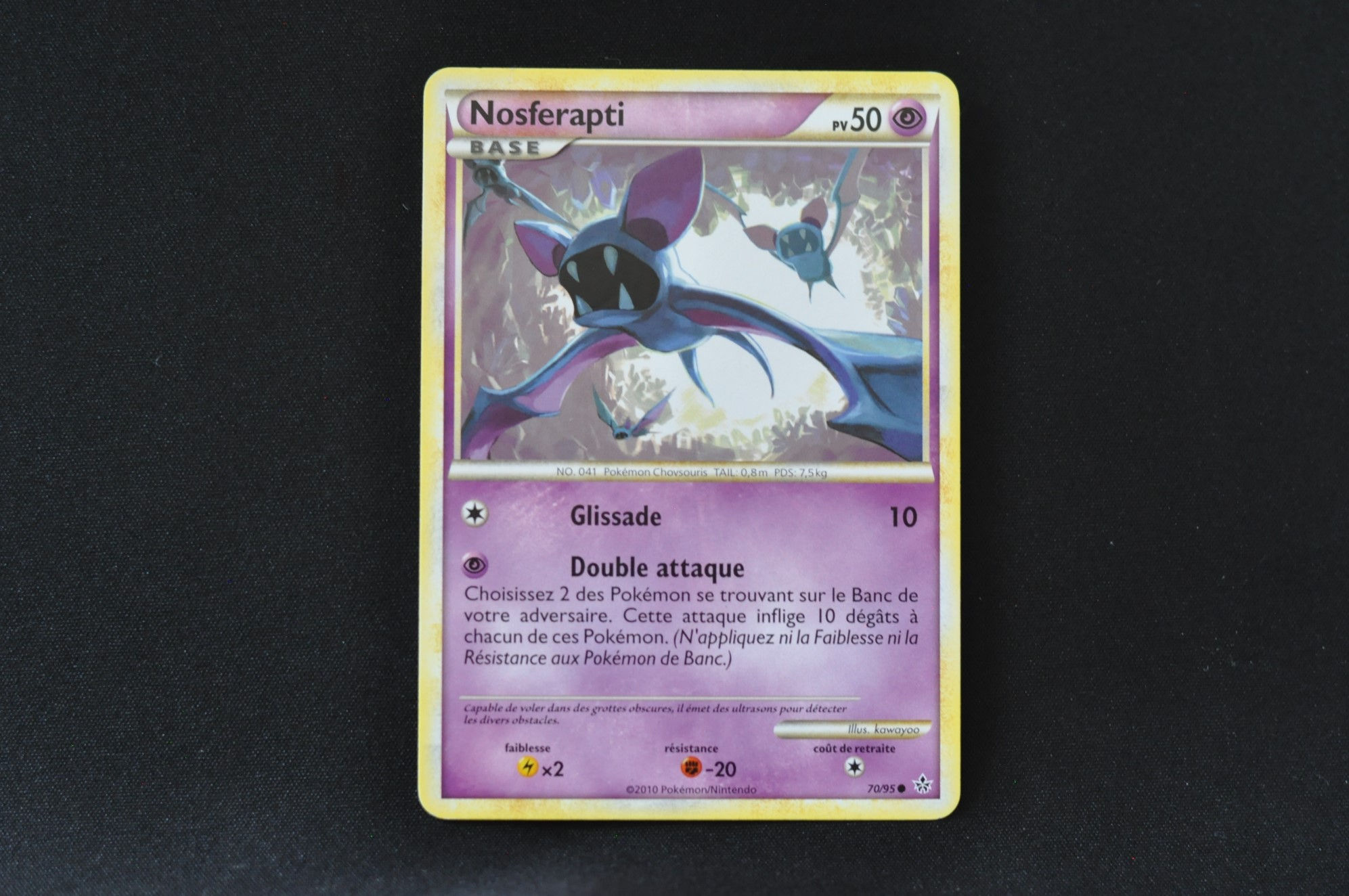 NOSFERAPTI-70/95-HGSS-DÉCHAÎNEMENT-POKEMON FR 2010
