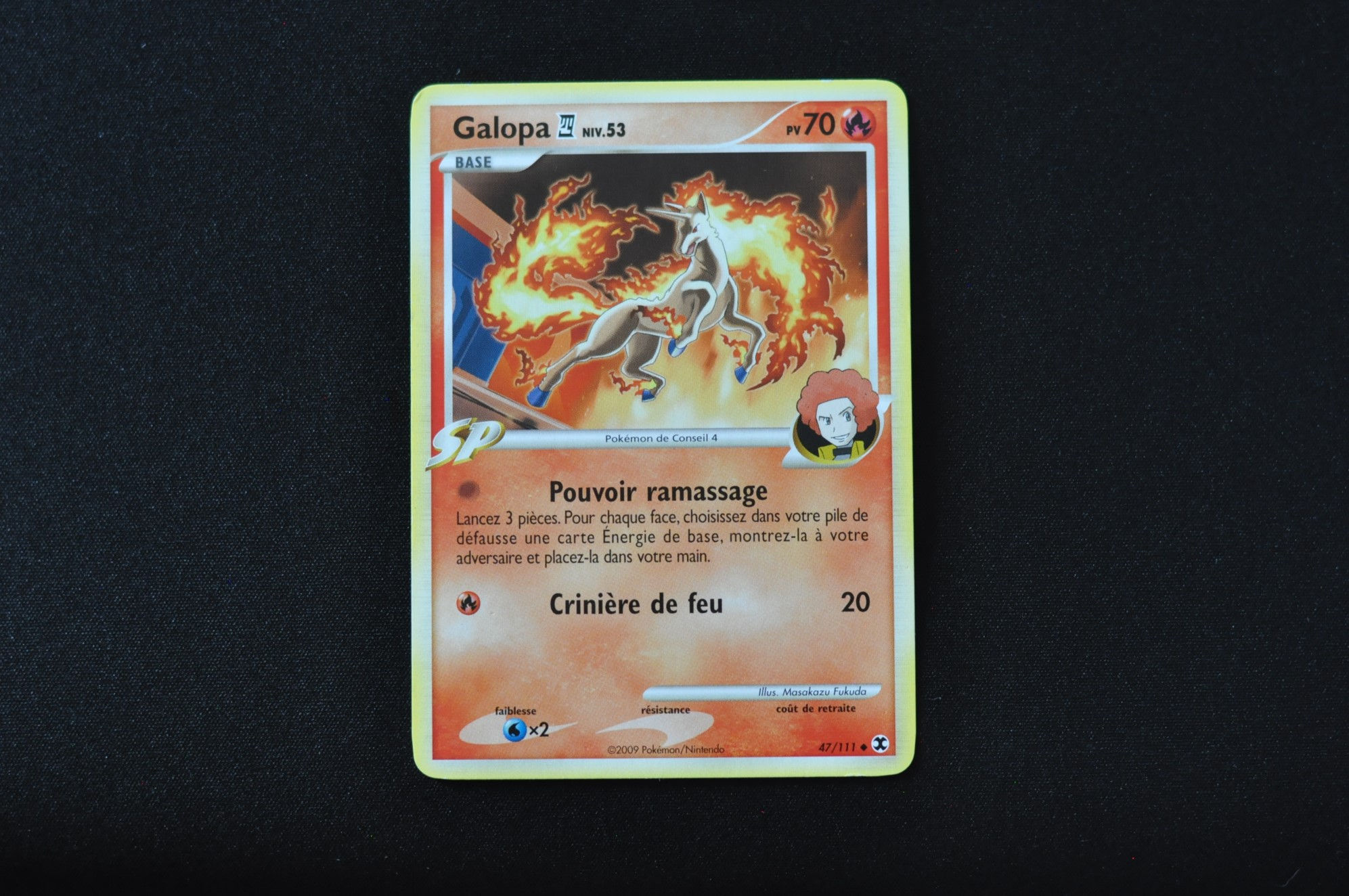 GALOPA 4-47/111-PLATINE-RIVAUX EMERGEANTS-POKEMON FR 2009