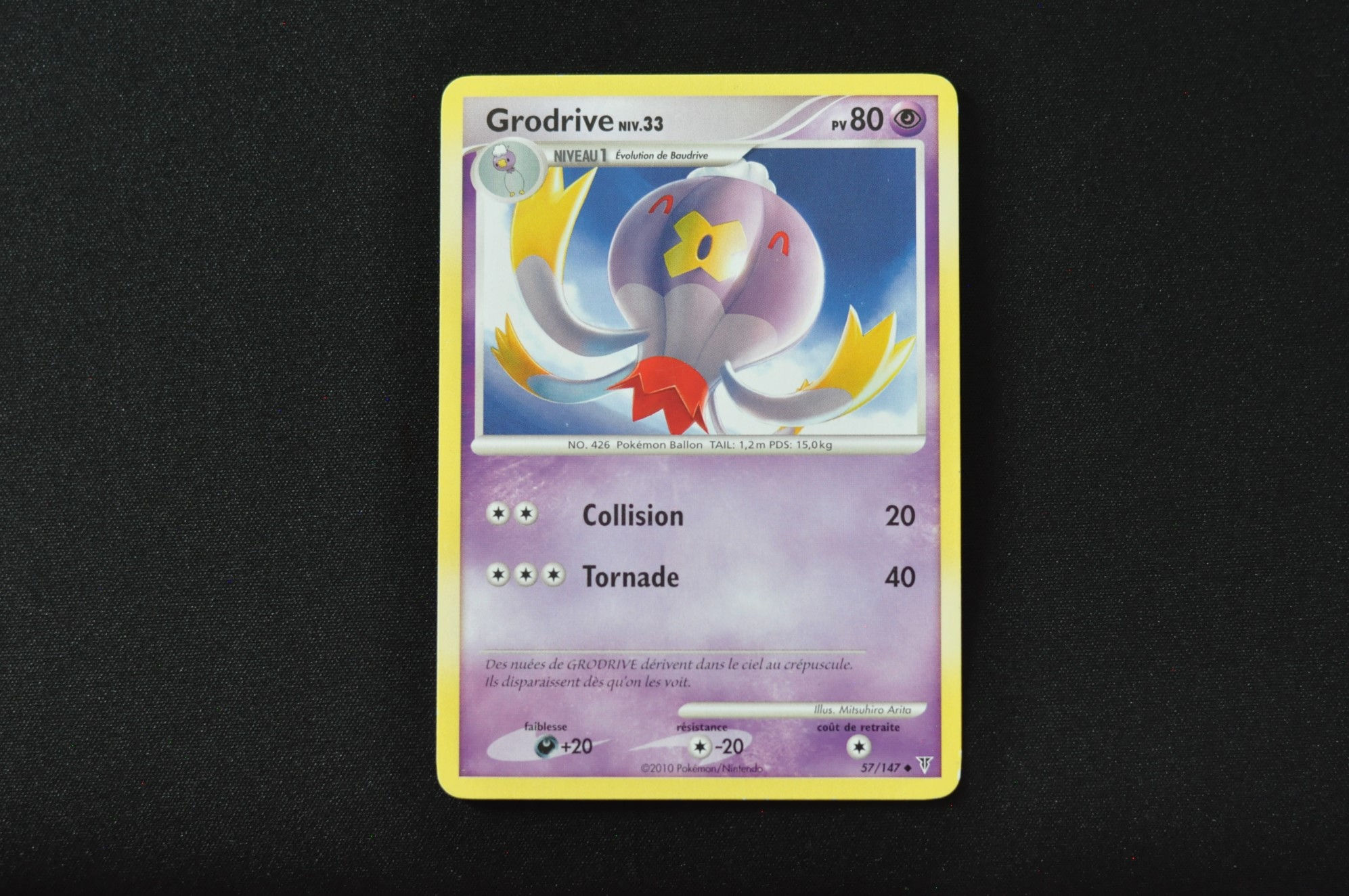 GRODRIVE-57/147-PLATINE-VAINQUEURS SUPRÊMES-POKEMON FR 2010