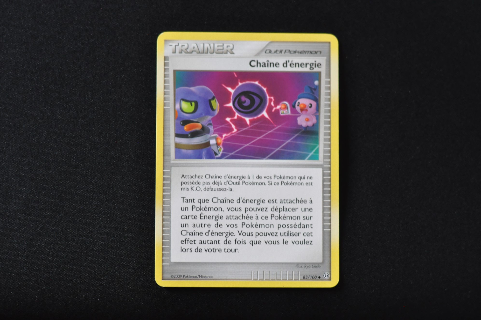 CHAÎNE D'ÉNERGIE-83/100-DIAMANT PERLE-TEMPETE-POKEMON FR 2009'