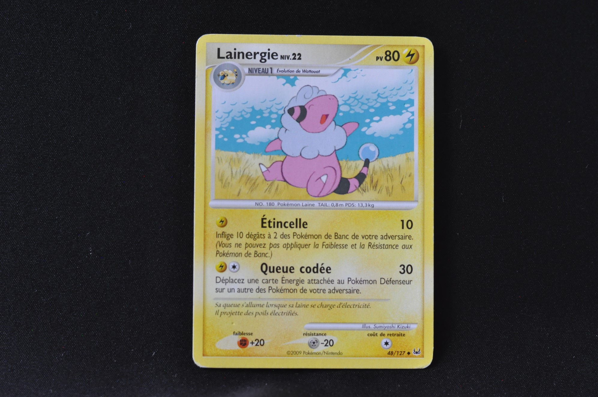 LAINERGIE-48/127-PLATINE-PLATINE-POKEMON FR 2009