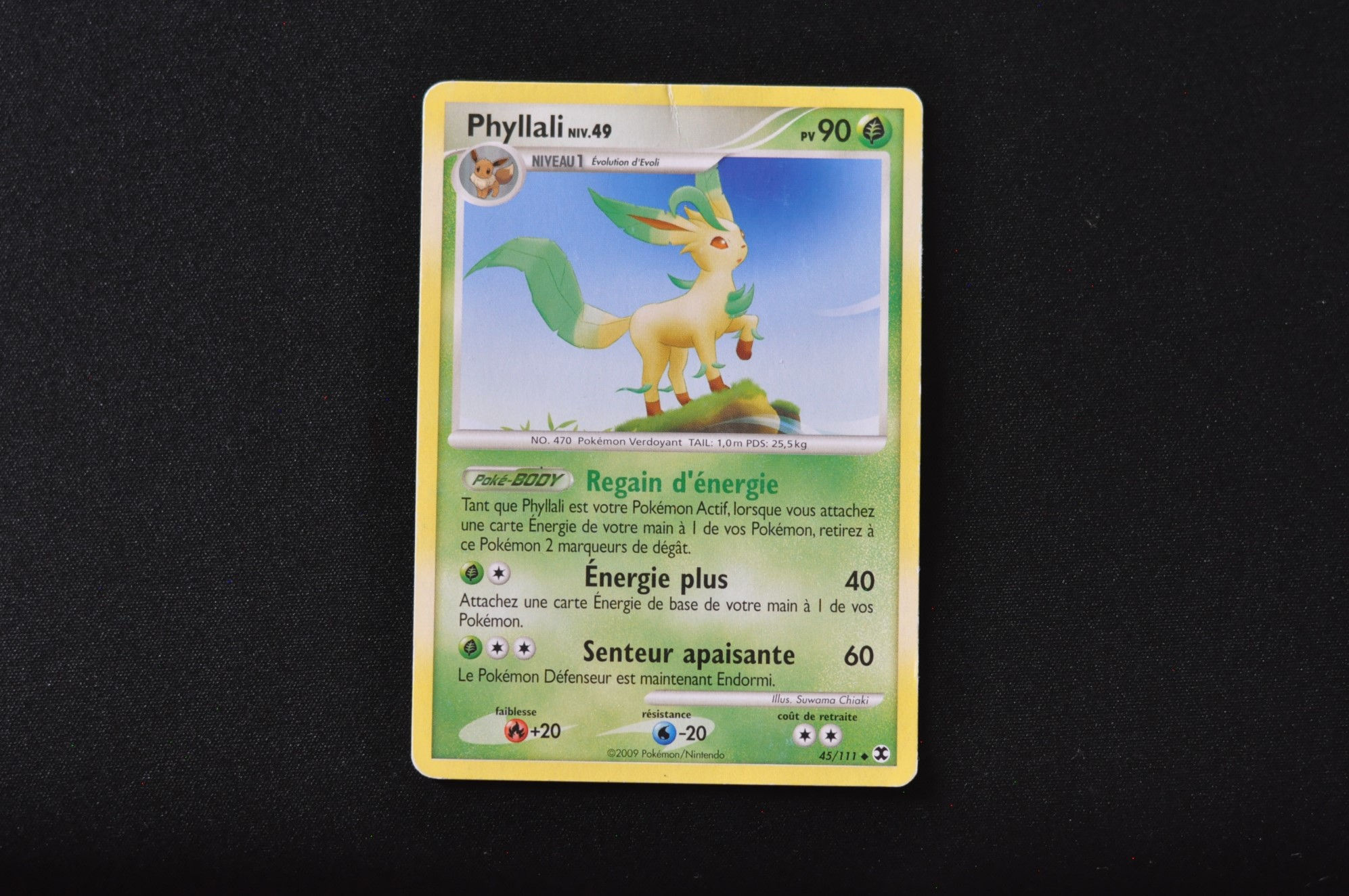 PHYLLALI-45/111-PLATINE-RIVAUX EMERGEANTS-POKEMON FR 2009