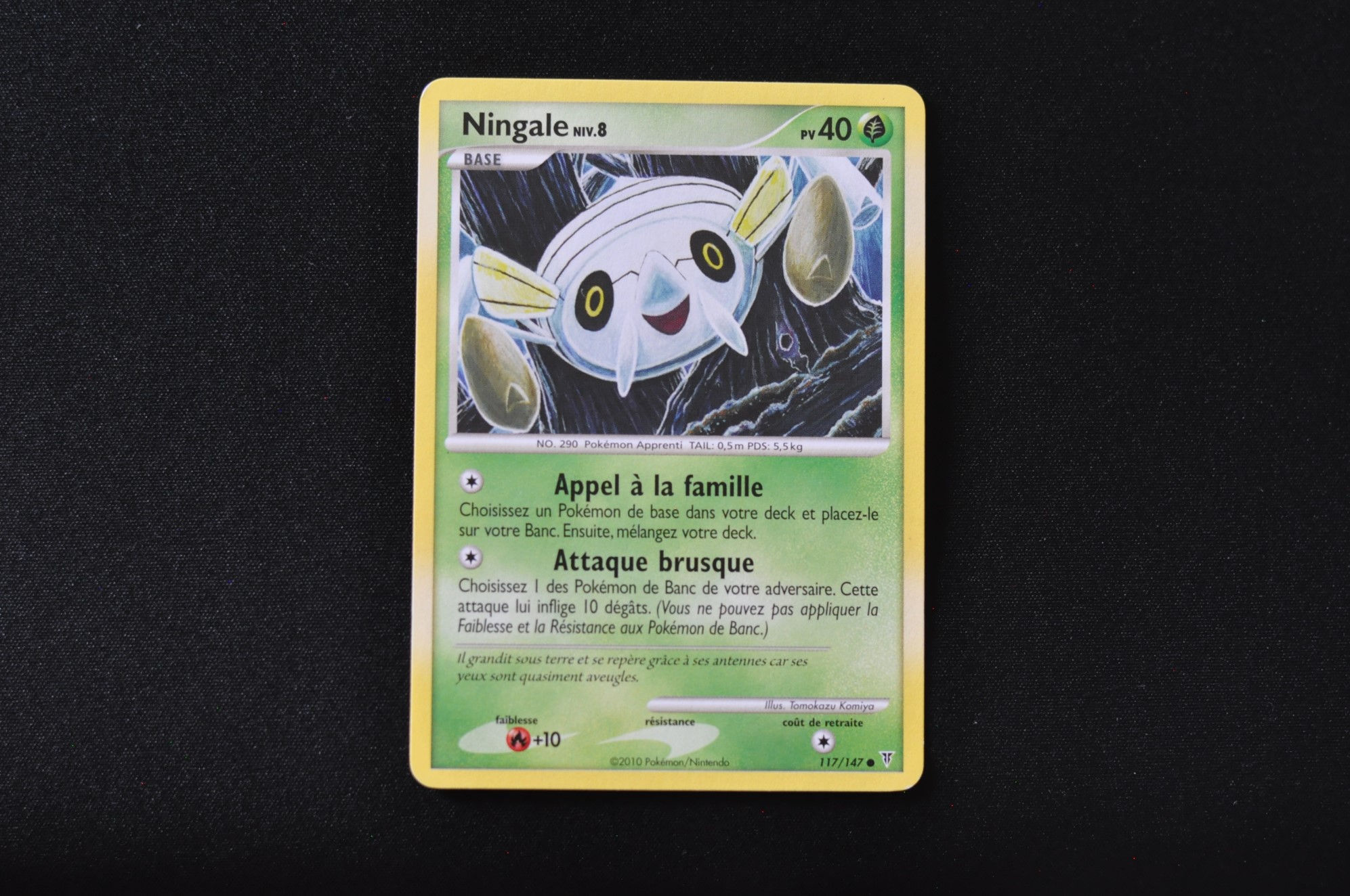 NINGALE-117/147-PLATINE-VAINQUEURS SUPRÊMES-POKEMON FR 2010