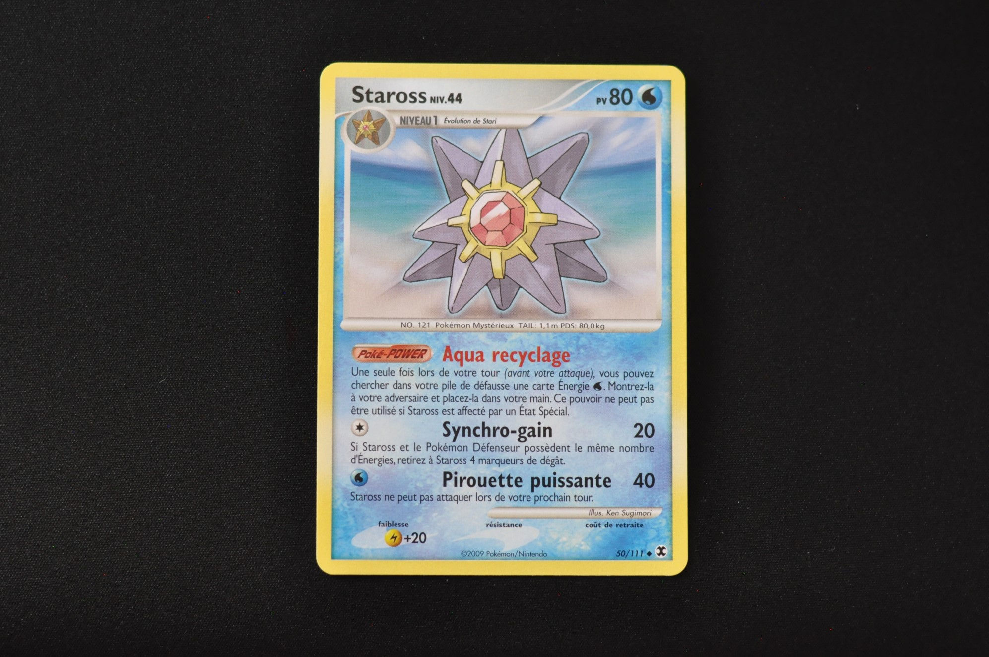 STAROSS-50/111-PLATINE-RIVAUX EMERGEANTS-POKEMON FR 2009