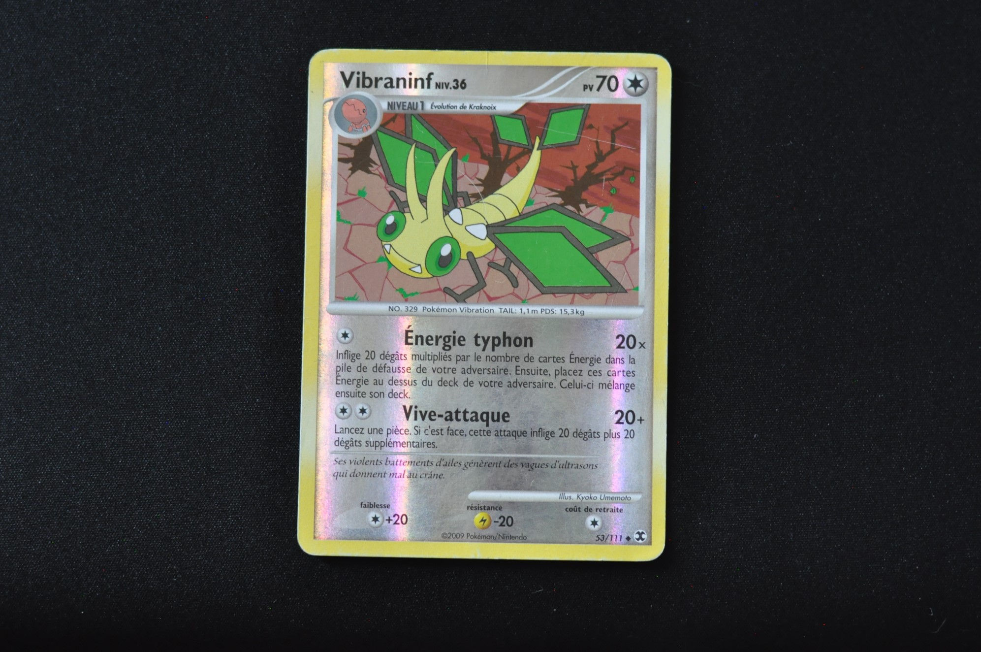 VIBRANINF-53/111-REVERSE-PLATINE-RIVAUX EMERGEANTS-POKEMON FR 2009