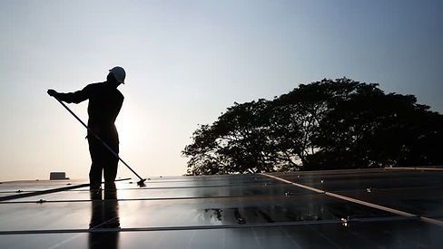 Nettoyage panneaux solaire